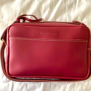 Portland leather Guava Toaster crossbody bag
